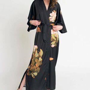 Peony & Butterfly Kimono Robe